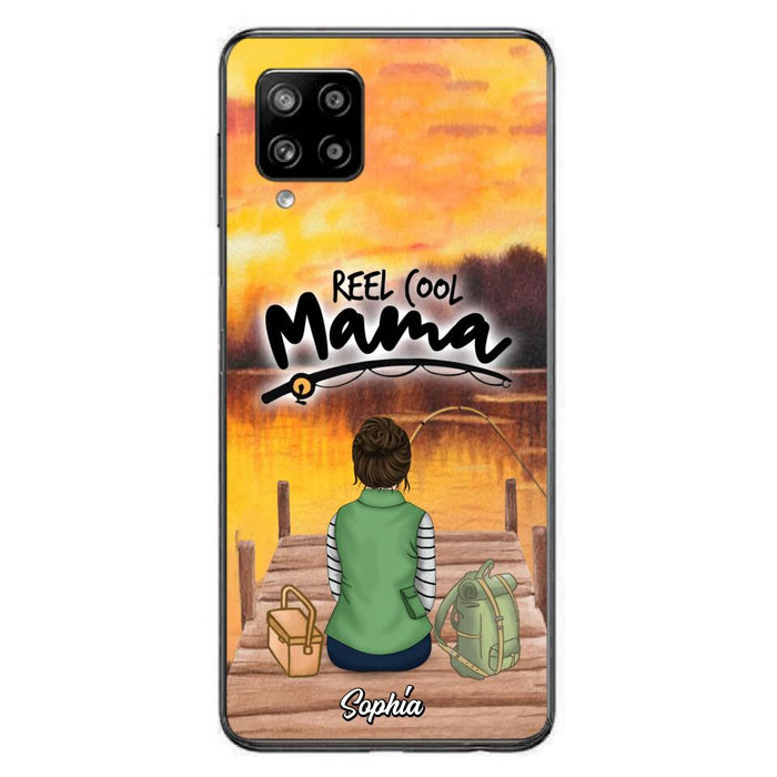 Custom Personalized Fishing Mom Phone Case - Mother's Day Gift Idea For Fishing Lovers - Reel Cool Mama - Case for iPhone/Samsung