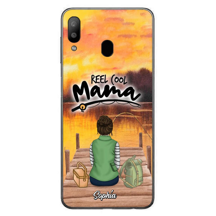 Custom Personalized Fishing Mom Phone Case - Mother's Day Gift Idea For Fishing Lovers - Reel Cool Mama - Case for iPhone/Samsung