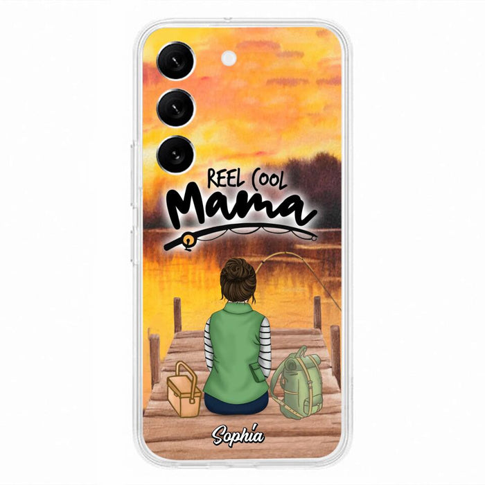 Custom Personalized Fishing Mom Phone Case - Mother's Day Gift Idea For Fishing Lovers - Reel Cool Mama - Case for iPhone/Samsung