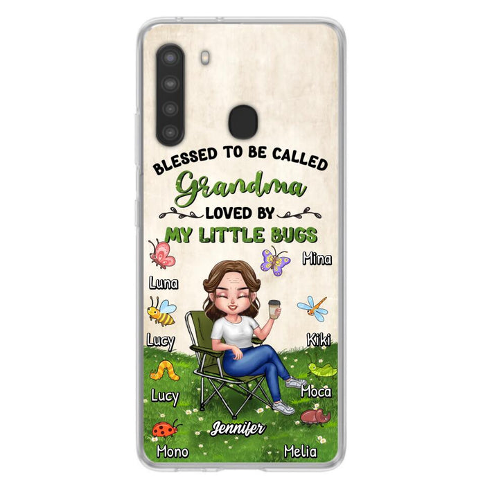 Custom Personalized Grandma Phone Case - Upto 8 Bugs - Gift Idea For Mother's Day/Garden Lovers - Blessed To Be Called Grandma Loved By My Little Bugs - Case For iPhone & Samsung