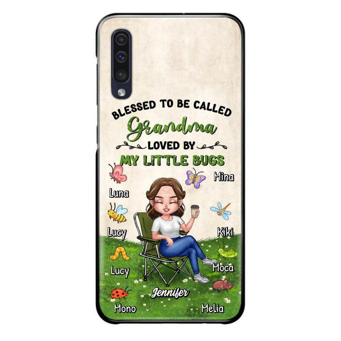 Custom Personalized Grandma Phone Case - Upto 8 Bugs - Gift Idea For Mother's Day/Garden Lovers - Blessed To Be Called Grandma Loved By My Little Bugs - Case For iPhone & Samsung