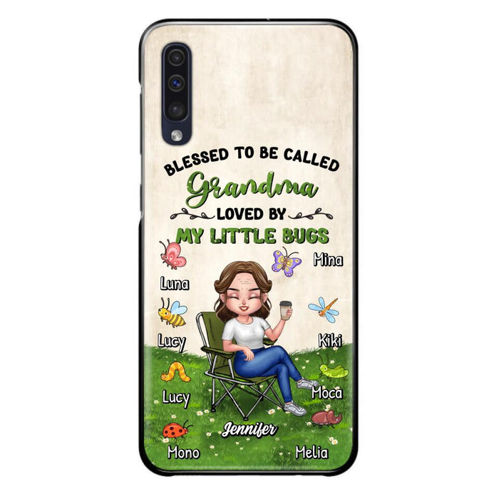 Custom Personalized Grandma Phone Case - Upto 8 Bugs - Gift Idea For Mother's Day/Garden Lovers - Blessed To Be Called Grandma Loved By My Little Bugs - Case For iPhone & Samsung