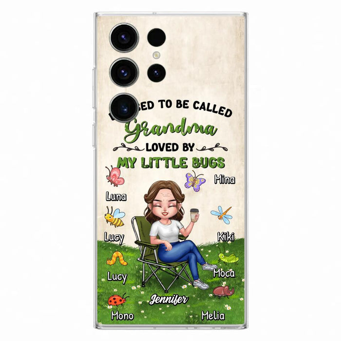 Custom Personalized Grandma Phone Case - Upto 8 Bugs - Gift Idea For Mother's Day/Garden Lovers - Blessed To Be Called Grandma Loved By My Little Bugs - Case For iPhone & Samsung