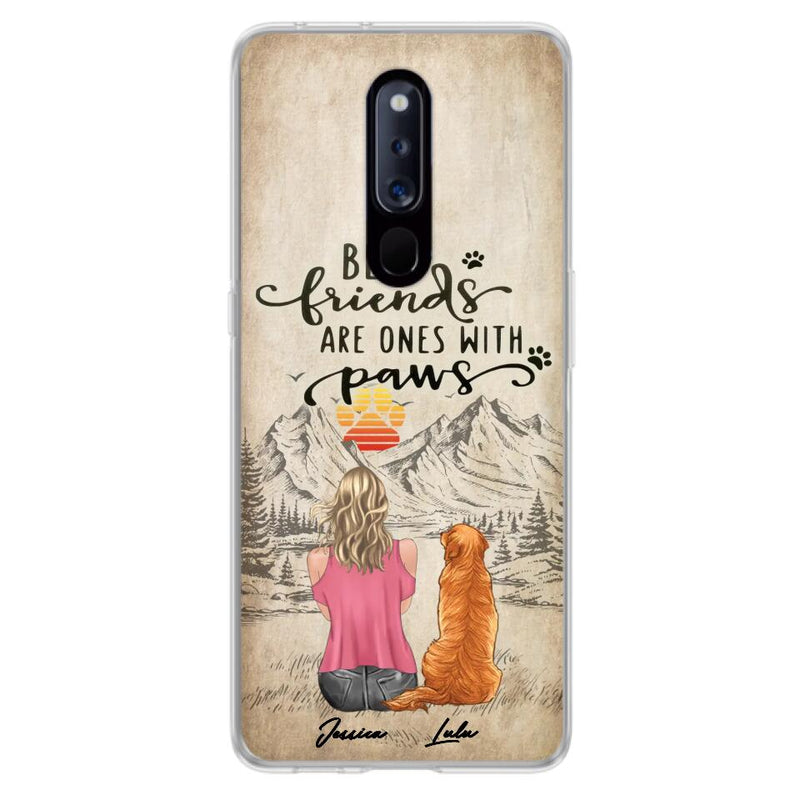 Personalized Dog Mom Phone Case - Up to 5 Dogs - Gift Idea For Mother's Day/Dog Lovers - Best Friends Are Ones With Paws - Case For Xiaomi/ Oppo/ Huawei