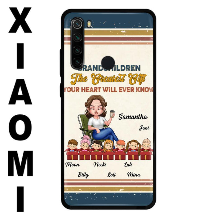 Custom Personalized Grandma Phone Case - Gift Idea For Grandma/Mother's Day - Up To 7 Kids - Grandchildren The Greatest Gift Your Heart Will Ever Know - Case For Xiaomi/Oppo/Huawei