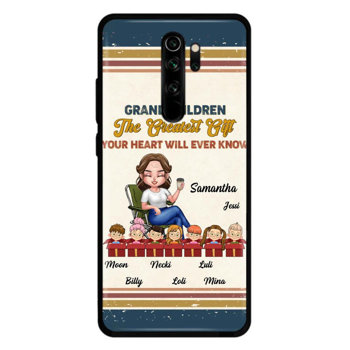 Custom Personalized Grandma Phone Case - Gift Idea For Grandma/Mother's Day - Up To 7 Kids - Grandchildren The Greatest Gift Your Heart Will Ever Know - Case For Xiaomi/Oppo/Huawei