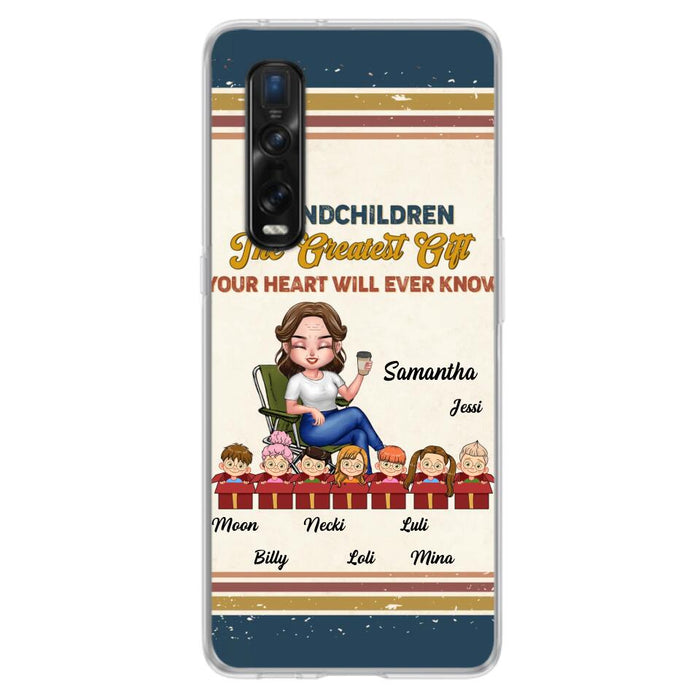 Custom Personalized Grandma Phone Case - Gift Idea For Grandma/Mother's Day - Up To 7 Kids - Grandchildren The Greatest Gift Your Heart Will Ever Know - Case For Xiaomi/Oppo/Huawei