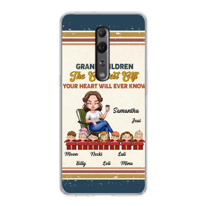 Custom Personalized Grandma Phone Case - Gift Idea For Grandma/Mother's Day - Up To 7 Kids - Grandchildren The Greatest Gift Your Heart Will Ever Know - Case For Xiaomi/Oppo/Huawei