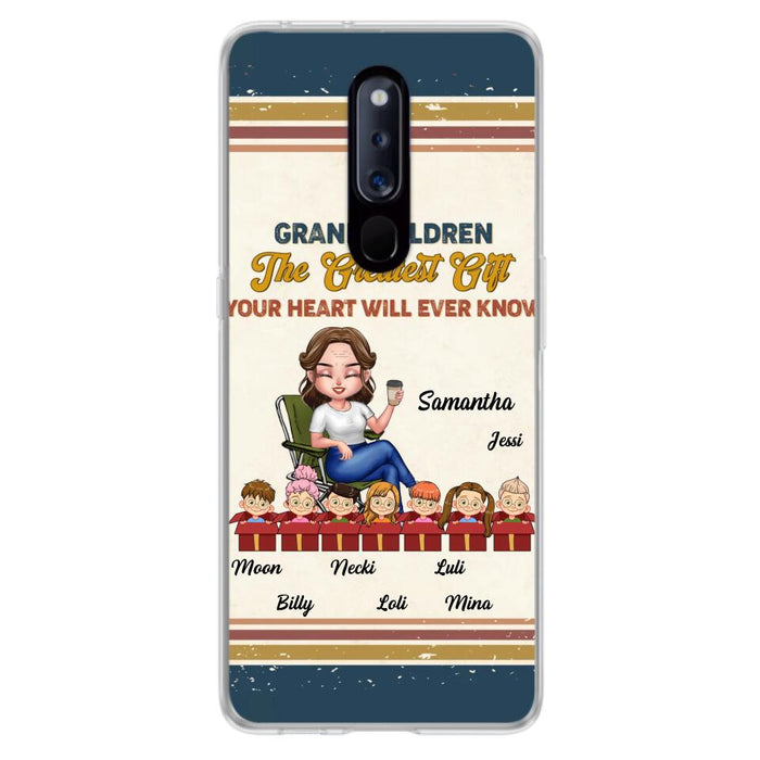 Custom Personalized Grandma Phone Case - Gift Idea For Grandma/Mother's Day - Up To 7 Kids - Grandchildren The Greatest Gift Your Heart Will Ever Know - Case For Xiaomi/Oppo/Huawei