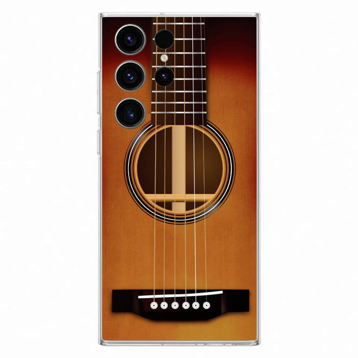 Custom Personalized Acoustic/Electric Guitar Phone Case - Best Gift For Guitarist - Case For iPhone And Samsung