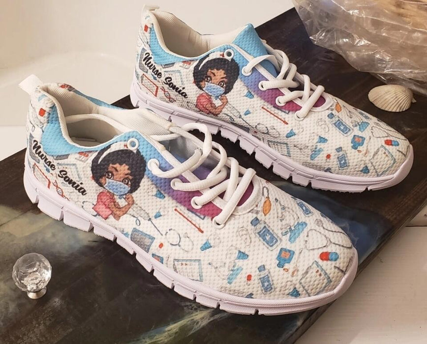 Custom Personalized Nurse Sneakers - Gift Idea For Nurse