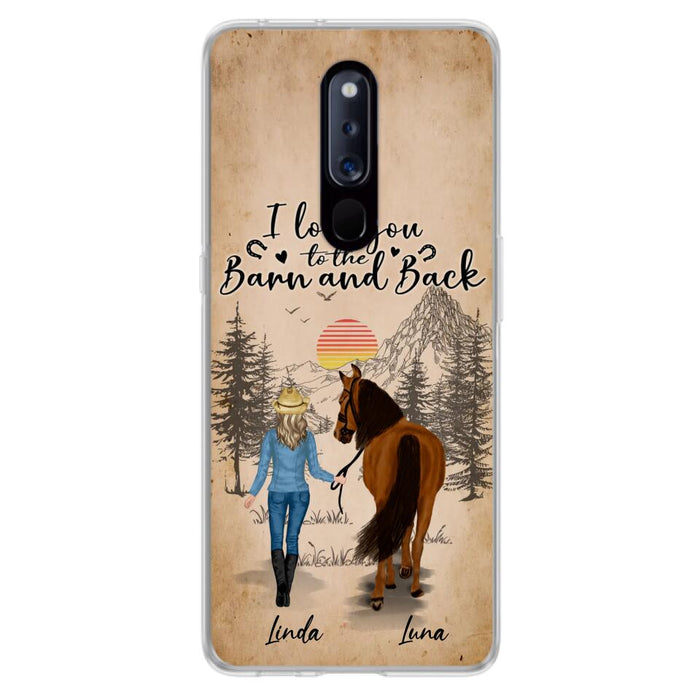 Custom Personalized Horse Girl Phone Case - Gift Idea For Horse Lovers/Girl - Upto 6 Horses - Just A Girl Who Loves Horses - Case For Oppo/Xiaomi/Huawei