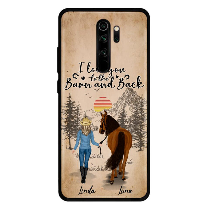 Custom Personalized Horse Girl Phone Case - Gift Idea For Horse Lovers/Girl - Upto 6 Horses - Just A Girl Who Loves Horses - Case For Oppo/Xiaomi/Huawei