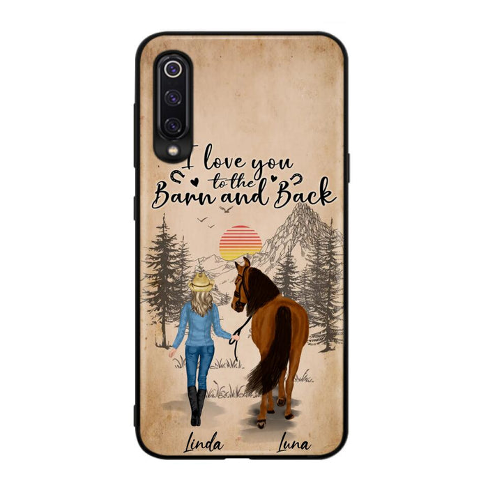 Custom Personalized Horse Girl Phone Case - Gift Idea For Horse Lovers/Girl - Upto 6 Horses - Just A Girl Who Loves Horses - Case For Oppo/Xiaomi/Huawei