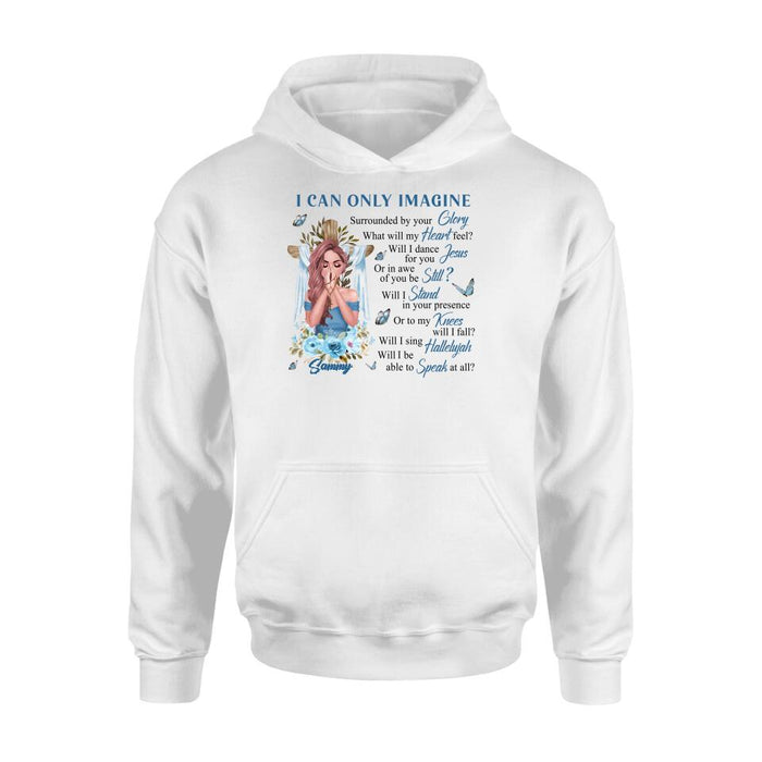 Custom Personalized Jesus Girl Shirt - Mother's Day Gift Idea - I Can Only Imagine