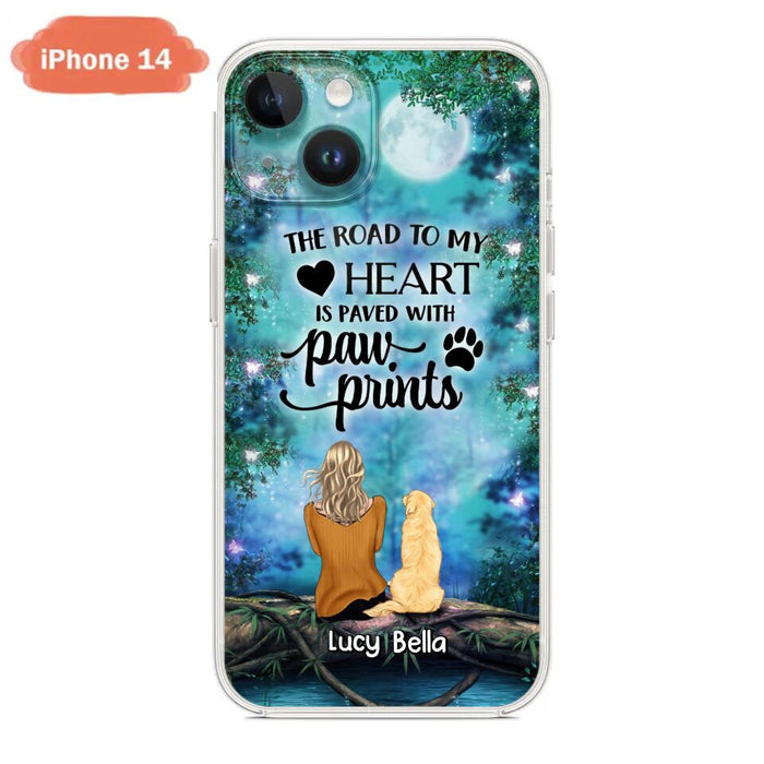 Custom Personalized Memorial Dog Phone Case - Upto 5 Dogs - Gift Idea For Dog Lover - Case For iPhone And Samsung