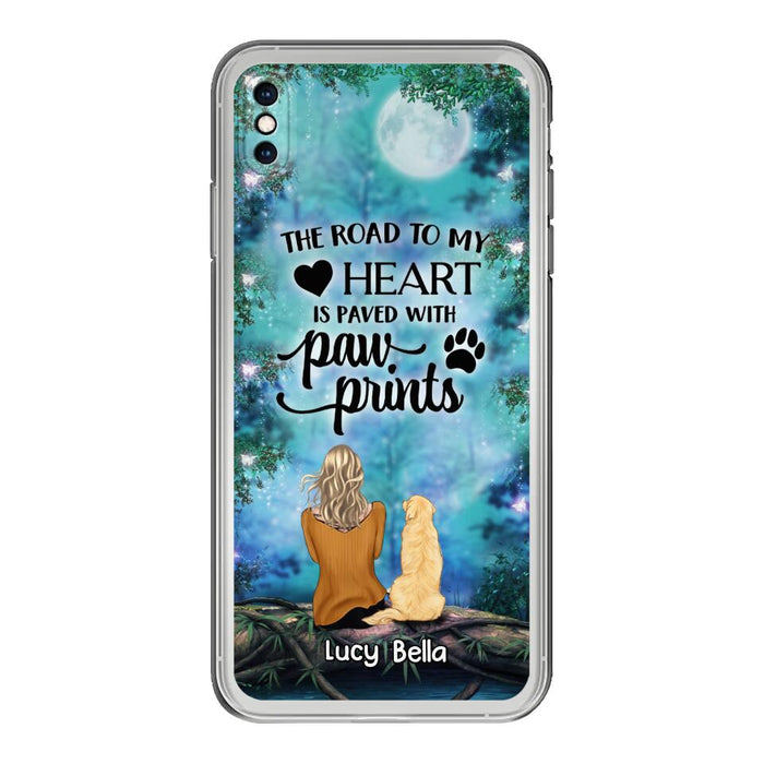 Custom Personalized Memorial Dog Phone Case - Upto 5 Dogs - Gift Idea For Dog Lover - Case For iPhone And Samsung