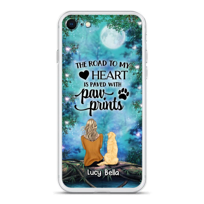 Custom Personalized Memorial Dog Phone Case - Upto 5 Dogs - Gift Idea For Dog Lover - Case For iPhone And Samsung