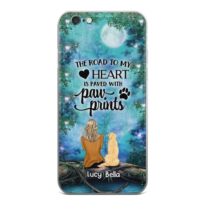 Custom Personalized Memorial Dog Phone Case - Upto 5 Dogs - Gift Idea For Dog Lover - Case For iPhone And Samsung