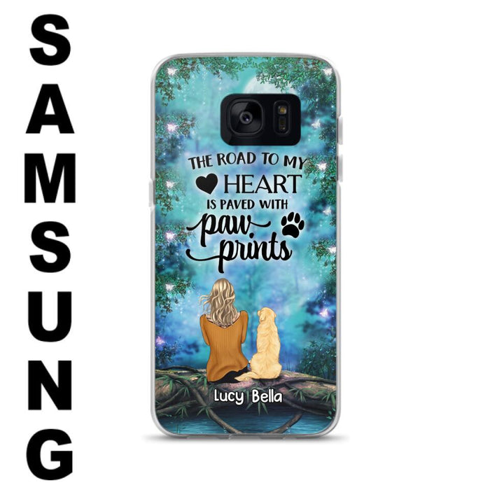 Custom Personalized Memorial Dog Phone Case - Upto 5 Dogs - Gift Idea For Dog Lover - Case For iPhone And Samsung