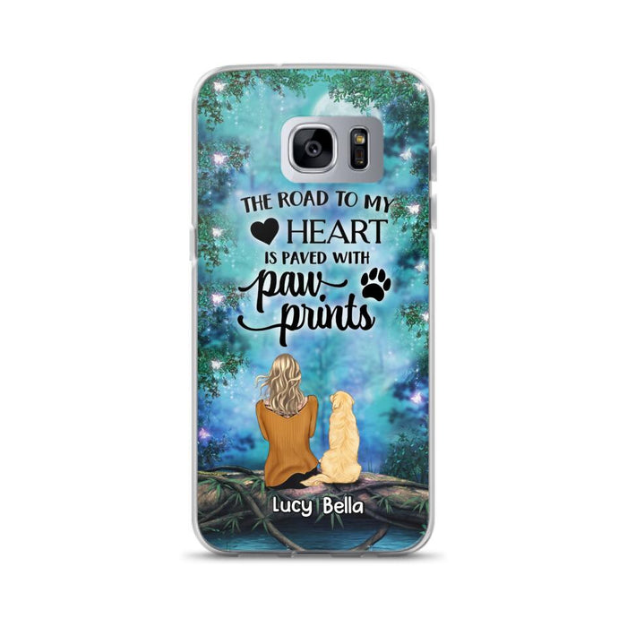 Custom Personalized Memorial Dog Phone Case - Upto 5 Dogs - Gift Idea For Dog Lover - Case For iPhone And Samsung