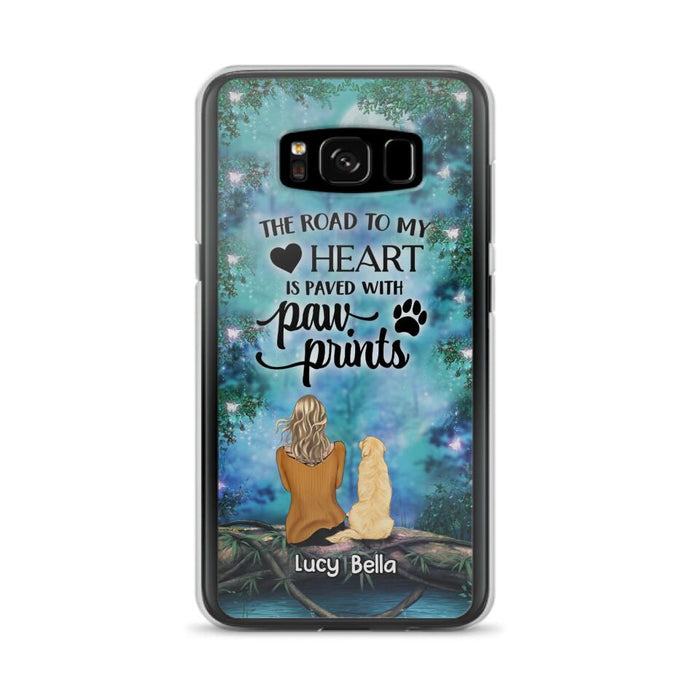 Custom Personalized Memorial Dog Phone Case - Upto 5 Dogs - Gift Idea For Dog Lover - Case For iPhone And Samsung