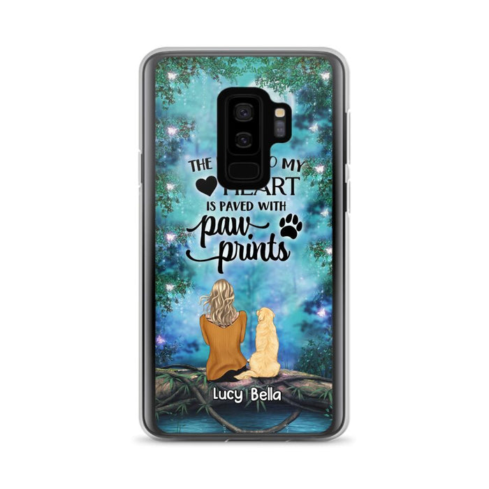 Custom Personalized Memorial Dog Phone Case - Upto 5 Dogs - Gift Idea For Dog Lover - Case For iPhone And Samsung