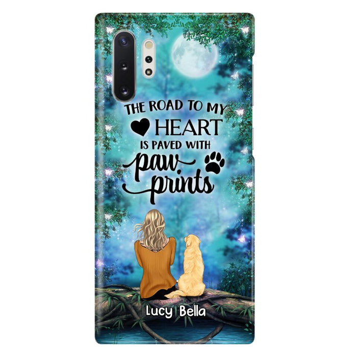 Custom Personalized Memorial Dog Phone Case - Upto 5 Dogs - Gift Idea For Dog Lover - Case For iPhone And Samsung