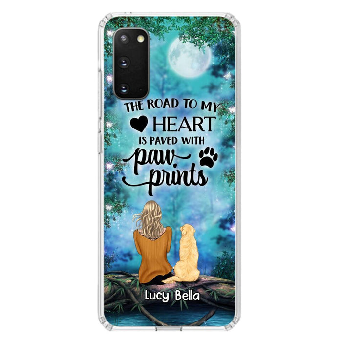 Custom Personalized Memorial Dog Phone Case - Upto 5 Dogs - Gift Idea For Dog Lover - Case For iPhone And Samsung