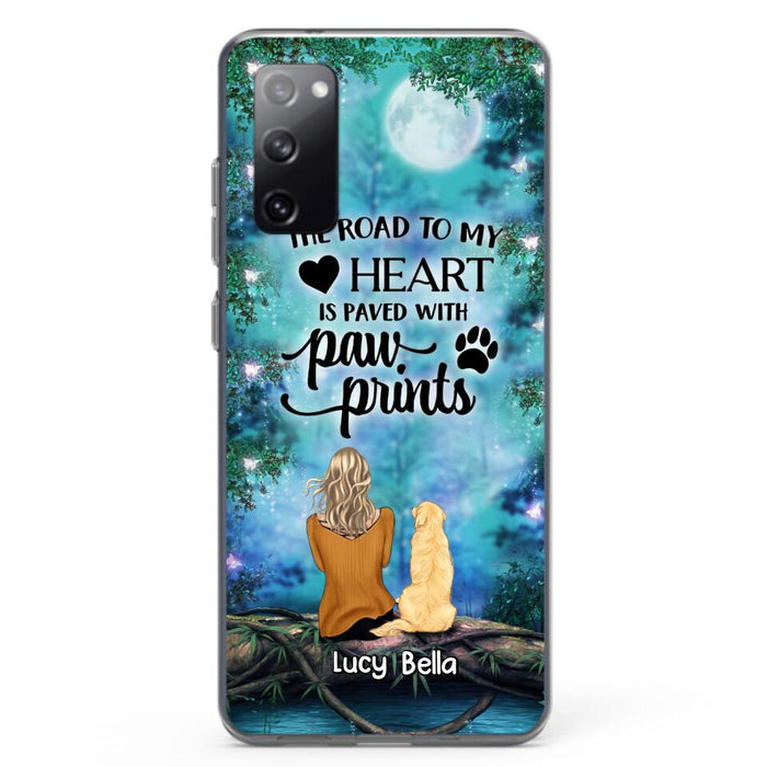 Custom Personalized Memorial Dog Phone Case - Upto 5 Dogs - Gift Idea For Dog Lover - Case For iPhone And Samsung