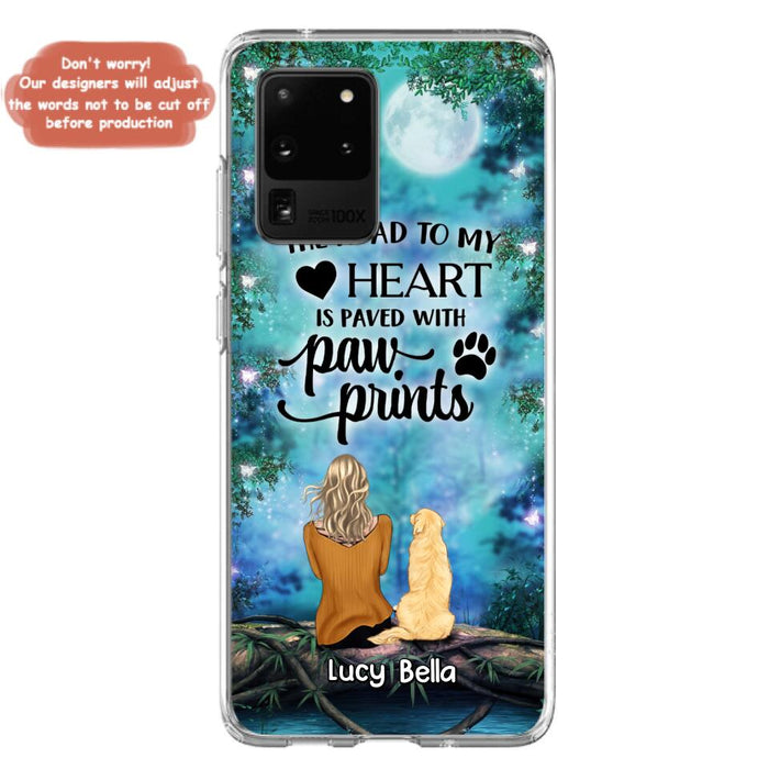 Custom Personalized Memorial Dog Phone Case - Upto 5 Dogs - Gift Idea For Dog Lover - Case For iPhone And Samsung