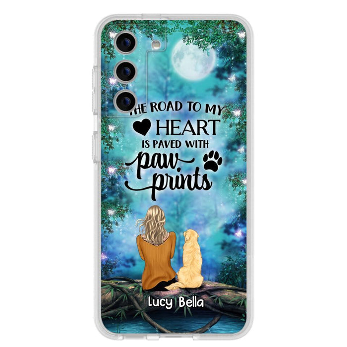 Custom Personalized Memorial Dog Phone Case - Upto 5 Dogs - Gift Idea For Dog Lover - Case For iPhone And Samsung