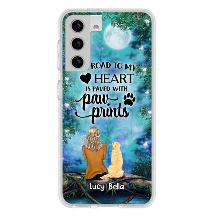 Custom Personalized Memorial Dog Phone Case - Upto 5 Dogs - Gift Idea For Dog Lover - Case For iPhone And Samsung