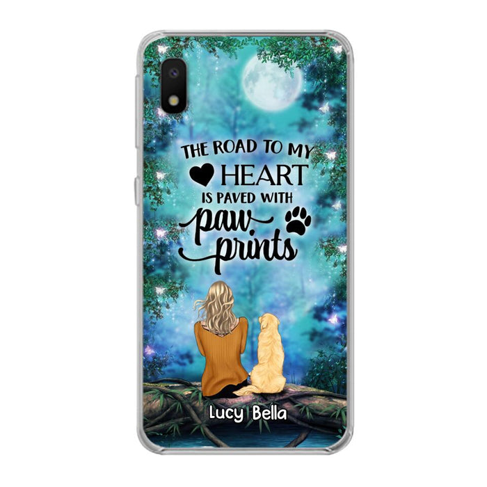 Custom Personalized Memorial Dog Phone Case - Upto 5 Dogs - Gift Idea For Dog Lover - Case For iPhone And Samsung