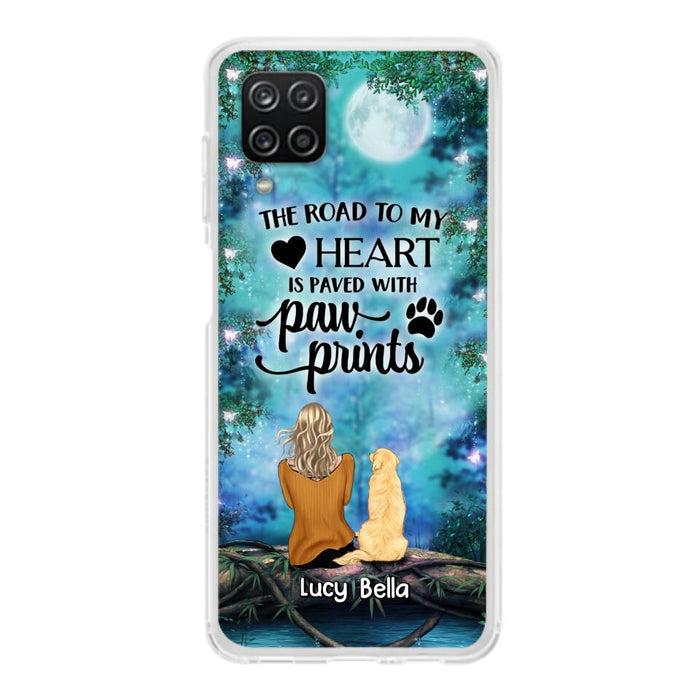 Custom Personalized Memorial Dog Phone Case - Upto 5 Dogs - Gift Idea For Dog Lover - Case For iPhone And Samsung