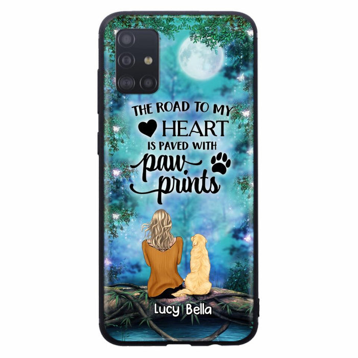 Custom Personalized Memorial Dog Phone Case - Upto 5 Dogs - Gift Idea For Dog Lover - Case For iPhone And Samsung