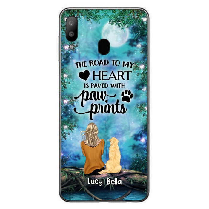 Custom Personalized Memorial Dog Phone Case - Upto 5 Dogs - Gift Idea For Dog Lover - Case For iPhone And Samsung