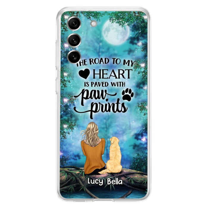 Custom Personalized Memorial Dog Phone Case - Upto 5 Dogs - Gift Idea For Dog Lover - Case For iPhone And Samsung