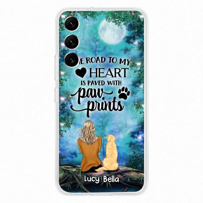 Custom Personalized Memorial Dog Phone Case - Upto 5 Dogs - Gift Idea For Dog Lover - Case For iPhone And Samsung