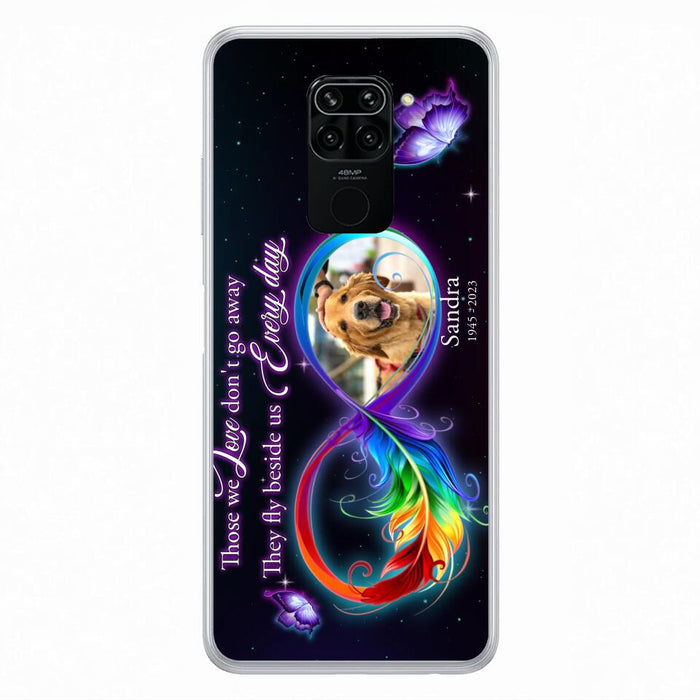 Custom Personalized Memorial Infinity Symbol Phone Case For Xiaomi/ Oppo/ Huawei - Upload Photo - Memorial Gift Idea For Father's Day/Mother's Day/ Pet Owners - Those We Love Don't Go Away