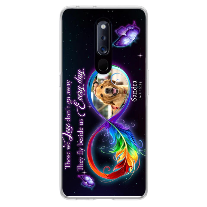 Custom Personalized Memorial Infinity Symbol Phone Case For Xiaomi/ Oppo/ Huawei - Upload Photo - Memorial Gift Idea For Father's Day/Mother's Day/ Pet Owners - Those We Love Don't Go Away