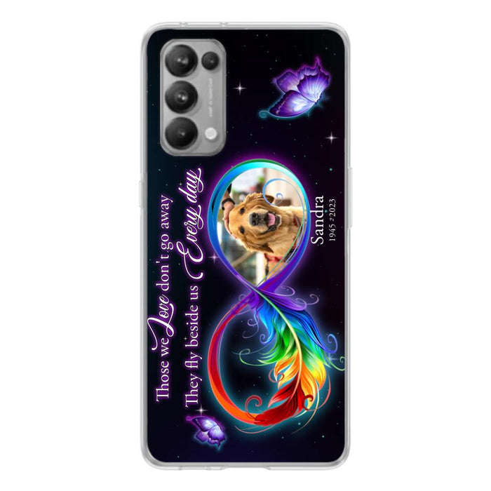 Custom Personalized Memorial Infinity Symbol Phone Case For Xiaomi/ Oppo/ Huawei - Upload Photo - Memorial Gift Idea For Father's Day/Mother's Day/ Pet Owners - Those We Love Don't Go Away