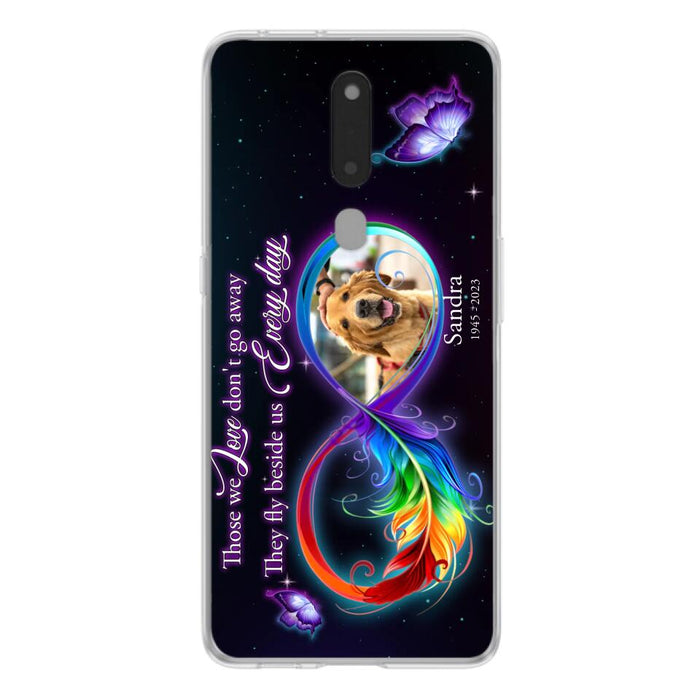 Custom Personalized Memorial Infinity Symbol Phone Case For Xiaomi/ Oppo/ Huawei - Upload Photo - Memorial Gift Idea For Father's Day/Mother's Day/ Pet Owners - Those We Love Don't Go Away