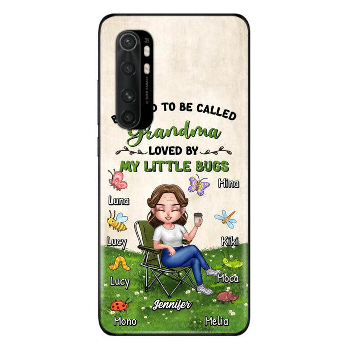 Custom Personalized Grandma Phone Case - Upto 8 Bugs - Gift Idea For Mother's Day/Garden Lovers - Blessed To Be Called Grandma Loved By My Little Bugs - Case For Oppo/Xiaomi/Huawei