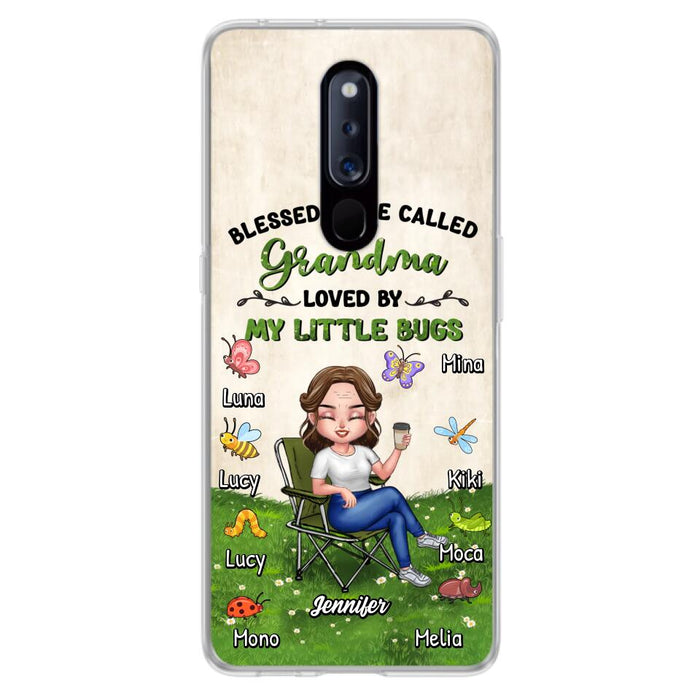 Custom Personalized Grandma Phone Case - Upto 8 Bugs - Gift Idea For Mother's Day/Garden Lovers - Blessed To Be Called Grandma Loved By My Little Bugs - Case For Oppo/Xiaomi/Huawei