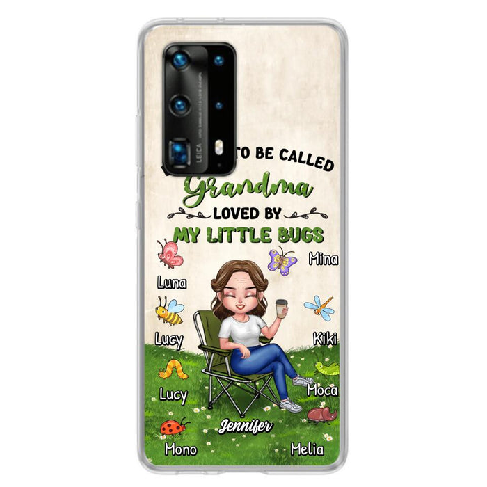 Custom Personalized Grandma Phone Case - Upto 8 Bugs - Gift Idea For Mother's Day/Garden Lovers - Blessed To Be Called Grandma Loved By My Little Bugs - Case For Oppo/Xiaomi/Huawei