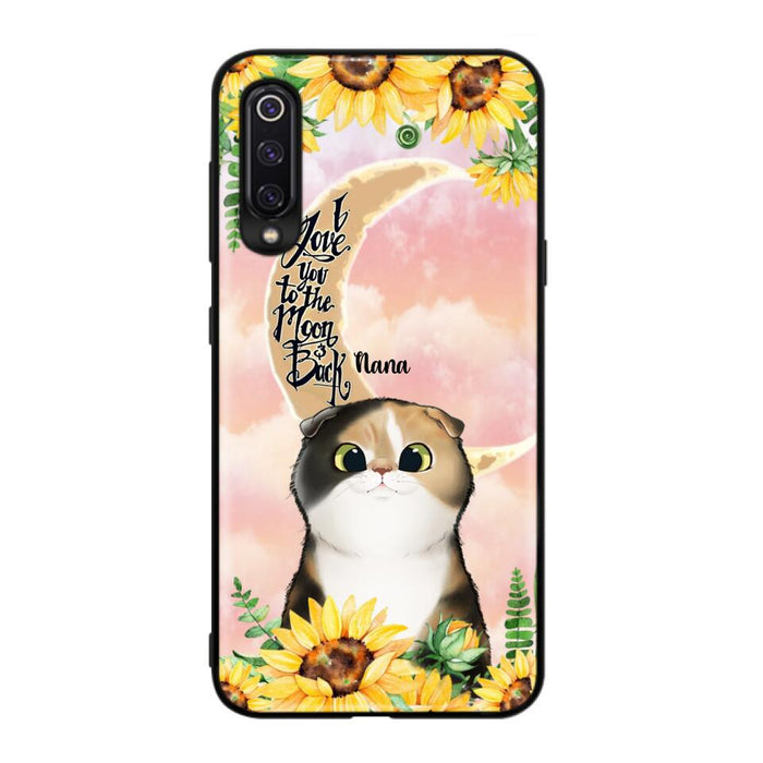 Custom Personalized Cat Phone Case - Best Gift Idea For Cat Lovers With Upto 7 Cats - Case For iPhone, Samsung and Xiaomi