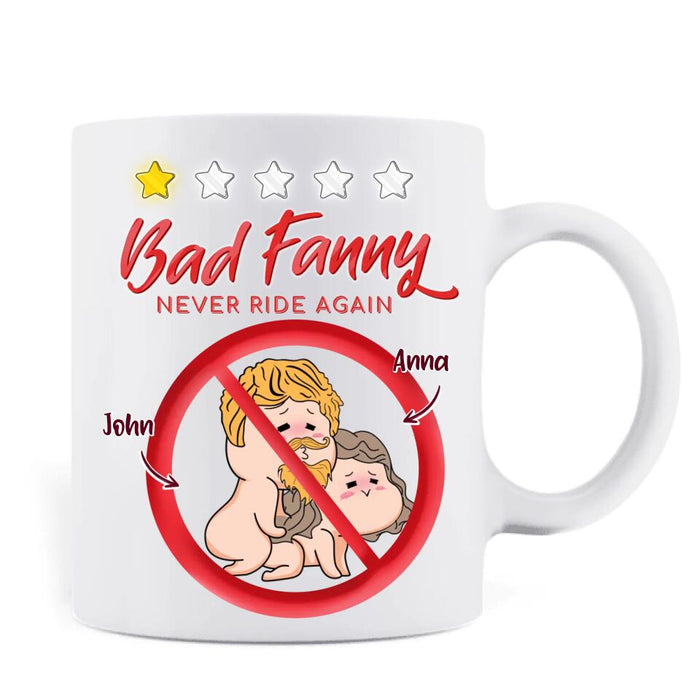 Custom Personalized Funny Coffee Mug - Gift Idea For Lovers - Great Fanny Would Ride Again