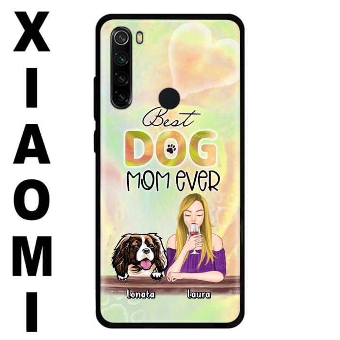 Custom Personalized Pet Mom Phone Case - Gift Idea For Dog/Cat Lovers/Pet Mom - Upto 4 Dogs/Cats - Best Dog Mom Ever - Case For Oppo/Xiaomi/Huawei