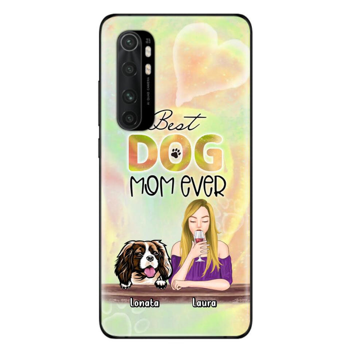 Custom Personalized Pet Mom Phone Case - Gift Idea For Dog/Cat Lovers/Pet Mom - Upto 4 Dogs/Cats - Best Dog Mom Ever - Case For Oppo/Xiaomi/Huawei